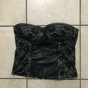 Guess Black Lace Bandeau